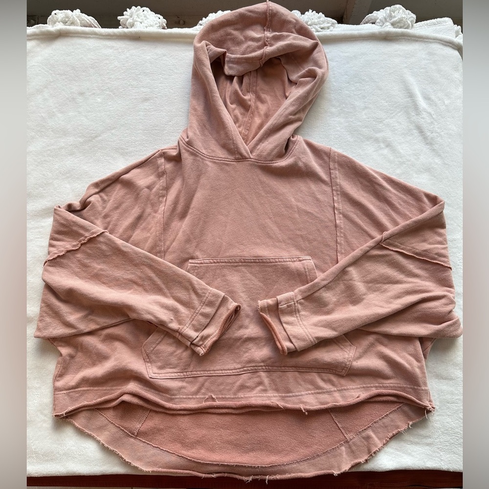 Chelsea and Violet Coordinating Oversized Puff Sleeve Hoodie Size Large - Picture 3 of 5